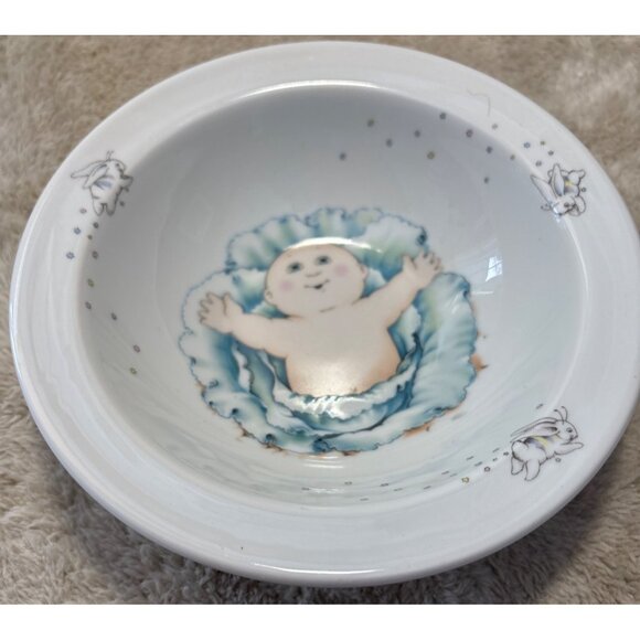 Vtg 1984 Cabbage Patch Kids Porcelain Plate Bowl Mug Set By Royal Worcester - Picture 7 of 15